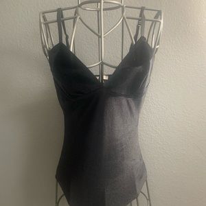 Velour bodysuit